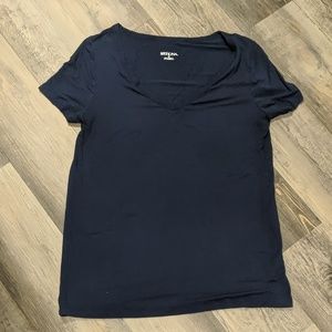 Navy Merona V neck